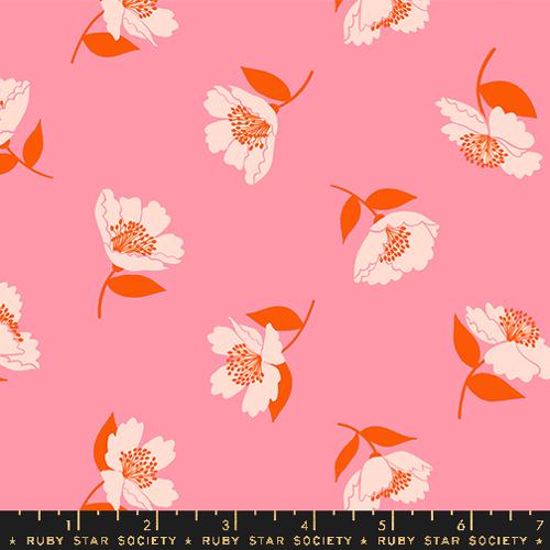 Ruby Star Society Juicy Fluttering Florals Sorbet Fabric