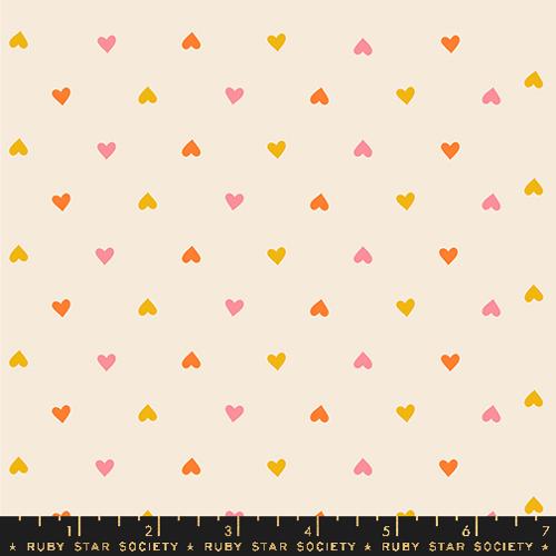 Ruby Star Society Juicy Ditsy Dots Hearts Multi Fabric