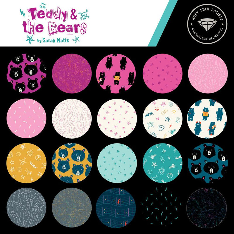 Ruby Star Society Teddy And The Bears Fat Quarter Bundle