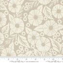 Moda Field Of Flowers Flower Block Print Flax Fabric