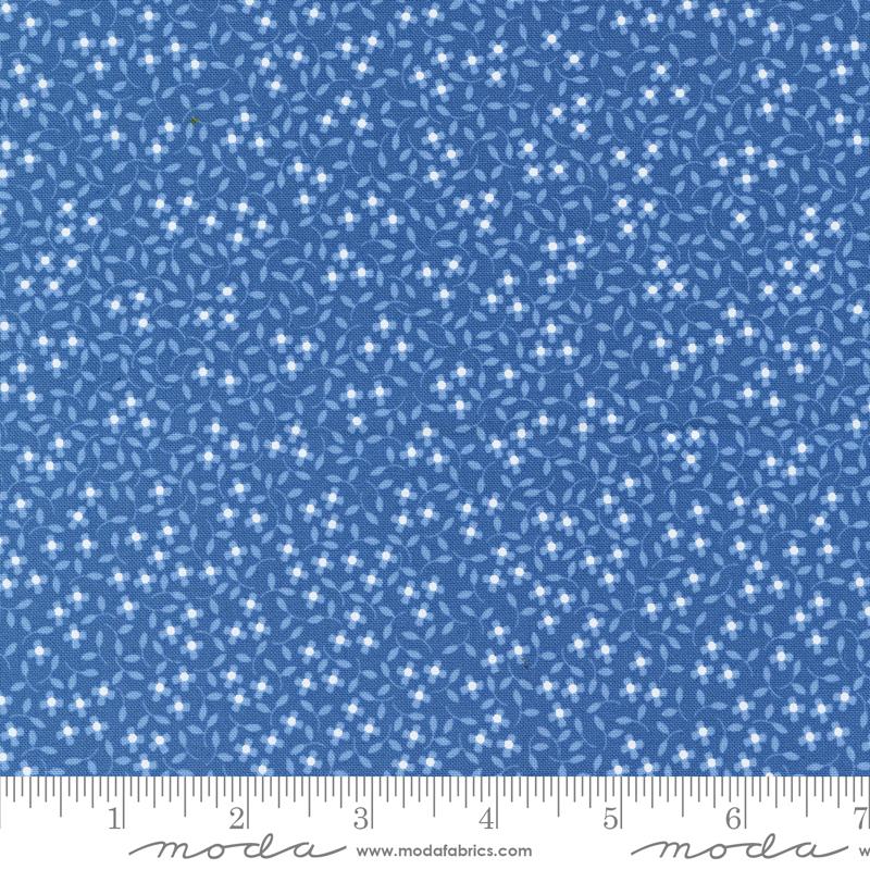 Moda Cali & Co Ditsy Cobalt Fabric