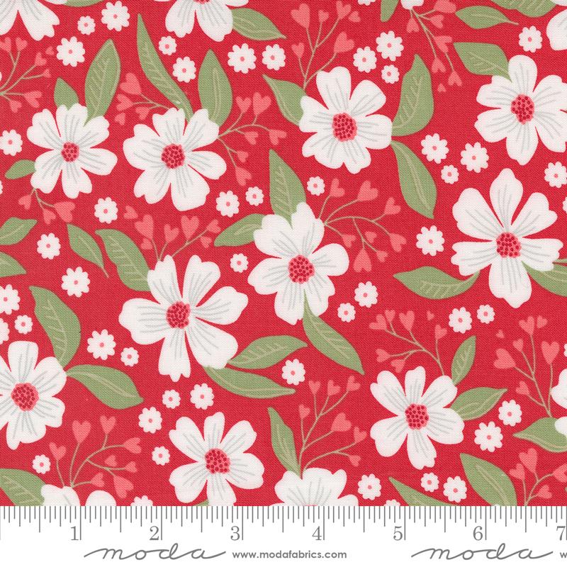 Moda Love Blooms Floral Rose Fabric