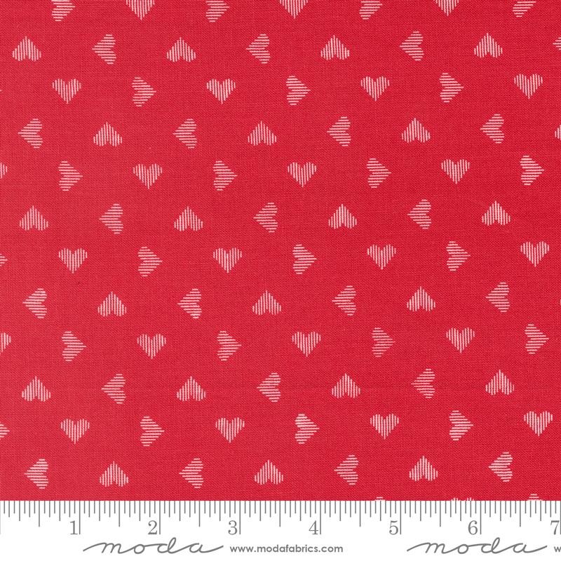 Moda Love Blooms Sweatheart Valentines Rose Fabric