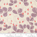 Moda Love Letter Strawberry Vines Eggshell Fabric