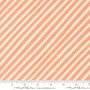 Moda Love Letter Candy Stripe Peach Fabric