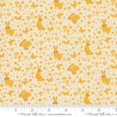 Moda Love Letter Wonder Dot Eggshell Golden Fabric