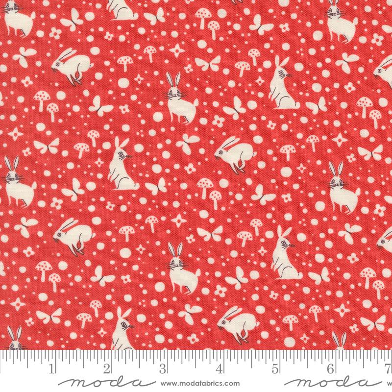 Moda Love Letter Wonder Dot Red Fabric