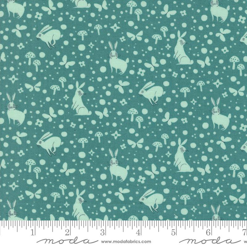 Moda Love Letter Wonder Dot Pond Fabric