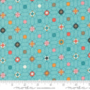 Moda Sunday Brunch Scrambler Geometrics Mint Tea Fabric