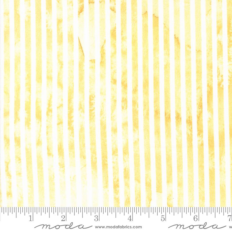 Moda Sunshine And Blue Skies Line Dance Stripe Sunshine Fabric