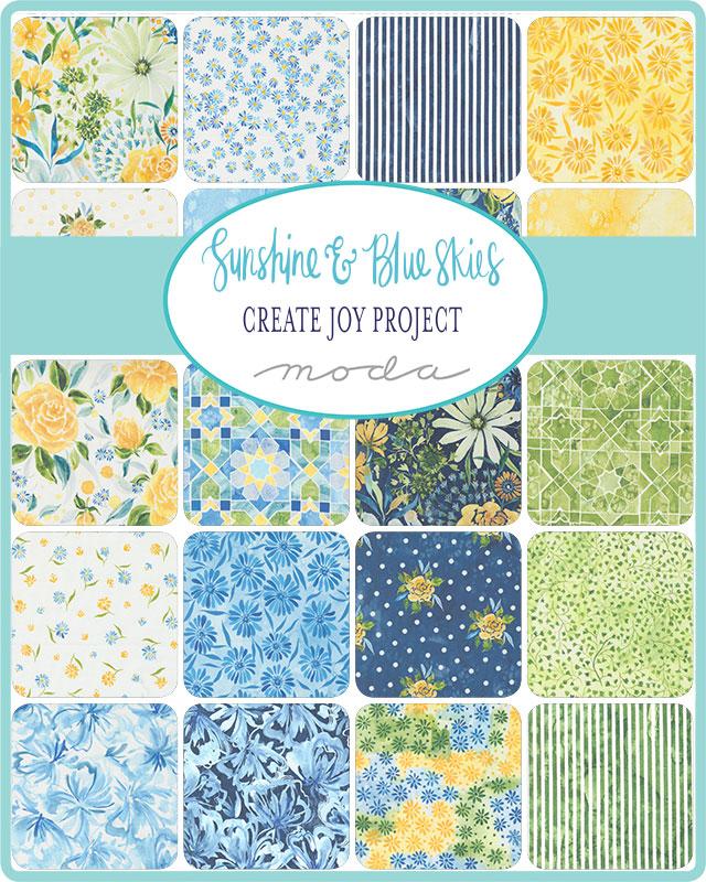 Moda Sunshine And Blue Skies Charm Pack