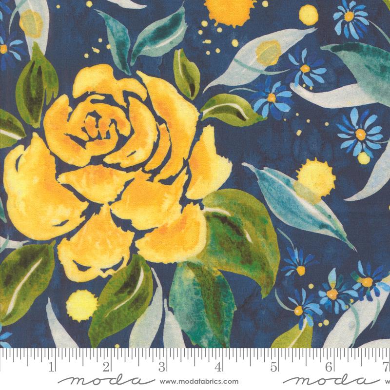 Moda Sunshine And Blue Lake Wide Back Fabric