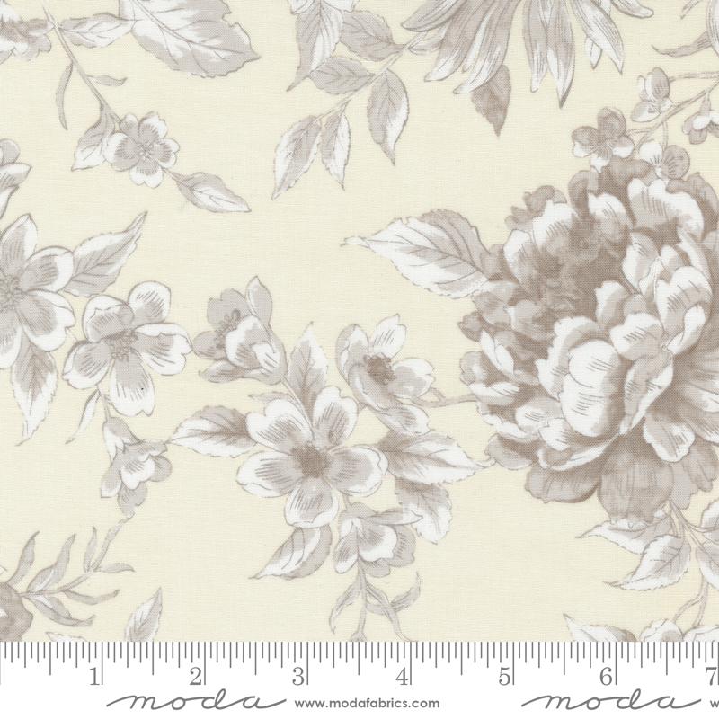 Moda Sandalwood Floral Opal Wide Back Fabric