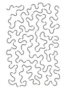 Quilt Stencil Stippling 9 1/2 Inch
