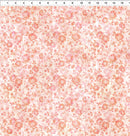In The Beginning Fabrics Ethereal Coral Tonal Floral Fabric