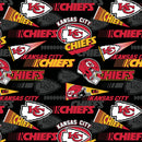 Fabric Traditions NFL Kansas City Chiefs Cotton Print 45" Wide Fabric
