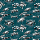 Fabric Traditions NFL Philadelphia Eagles Cotton Print 44" Wide Fabric
