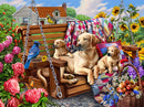 Dogs And Quilts Jigsaw Puzzle