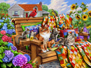 Cats And Quilts Jigsaw Puzzle