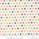 Moda Raspberry Summer Dots Cloud Fabric