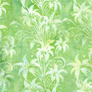 Island Batik Everlasting Lily Florals Green Honeydew Fabric