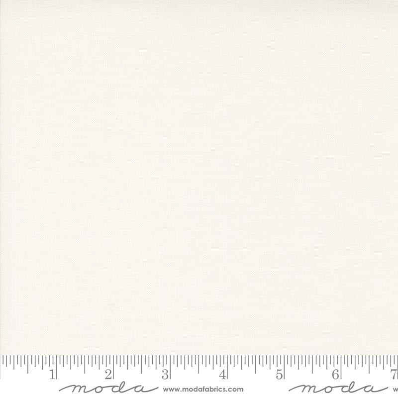 Moda On Lake Time Shaded Solid Cloud White Fabric