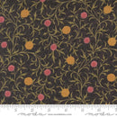 Moda Morris Manor Scroll Florals Ebony Fabric