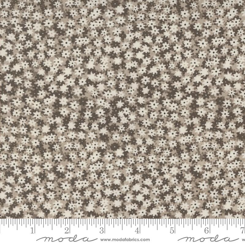 Moda Bee Garden Small Floral Silver Fabric