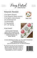 Posy Patrol Table Runner Pattern