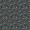 Studio E Fabrics Zooming Chickens Hen Scratches Charcoal Fabric