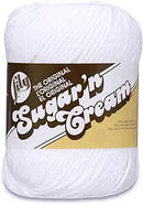Lily Sugar N Cream White Yarn