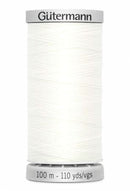 Gutermann Extra Strong 100M/110YD Polyester Thread 800 White