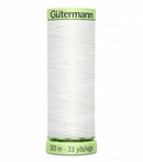 Gutermann Top Stitch 30M/33YD Thread 20 White