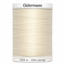 Gutermann Sew-All 1000M/1094YD Thread 22 Eggshell