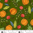 Andover Harvest Home Bountiful Harvest Forest Fabric