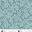 Andover Harvest Home Swirling Leaves Sky Fabric