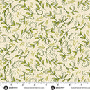 Andover Harvest Home Swirling Leaves Cream Fabric