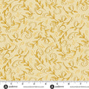 Andover Harvest Home Swirling Leaves Tan Fabric