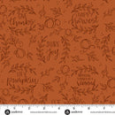 Andover Harvest Home Happy Harvest Ochre Fabric