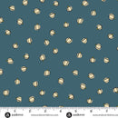 Andover Harvest Home Pumpkins Cornflower Fabric