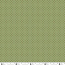 Andover Secret Stash Favorites Chestnut Tiny Leaf Grass Fabric