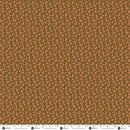 Andover Secret Stash Favorites Chestnut Leaf And Vine Barn Rose Fabric