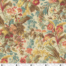 Andover Secret Stash Blue Willow Foliage Daylight Fabric