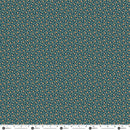 Andover Secret Stash Blue Willow Bud Vine Marine Fabric