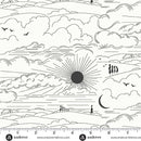 Andover Sun Print Whisper Dwell Zebra Fabric