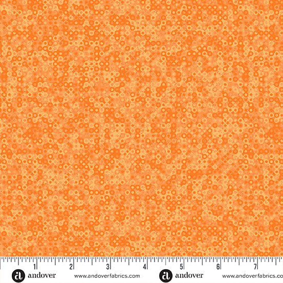 Andover Fairy Rings Pumpkin Fabric