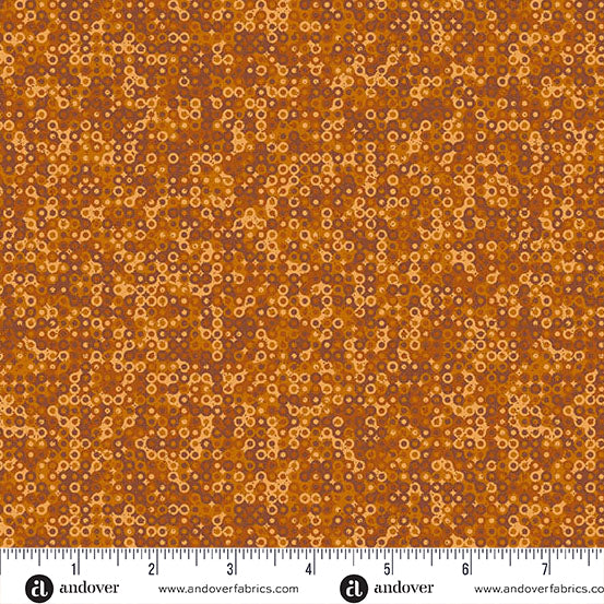 Andover Fairy Rings Umber Fabric
