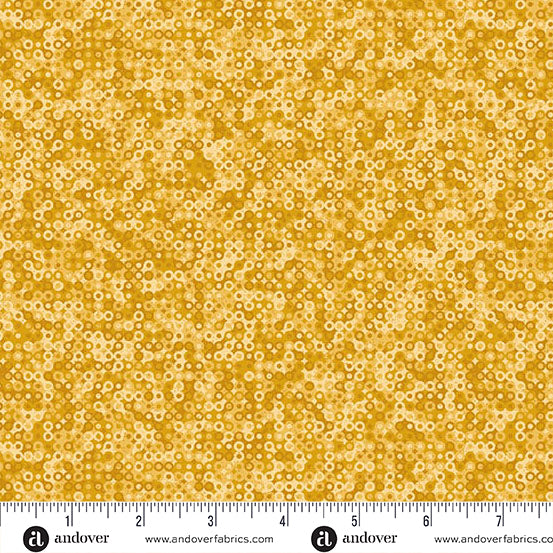 Andover Fairy Rings Maize Fabric
