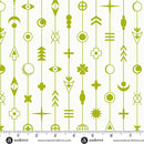 Andover Sun Print Whisper Gaze Moss Fabric