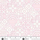 Andover Sun Print Whisper Stencil Taffy Fabric